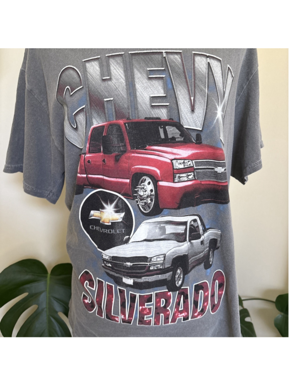 GM General Motors Chevy Silverado Truck Graphic T Shirt Size S/M
